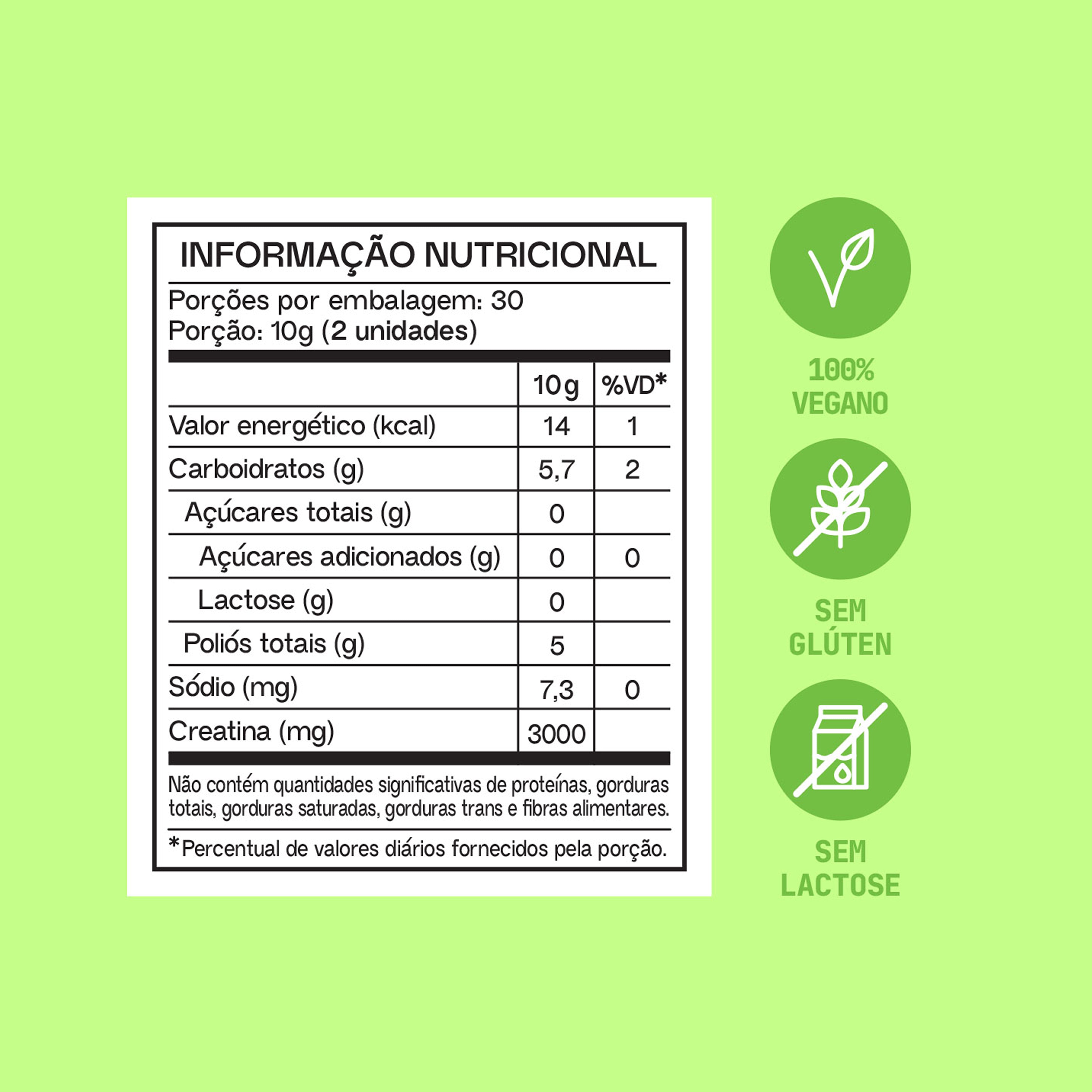Creatina Maçã Verde - Nova Fórmula