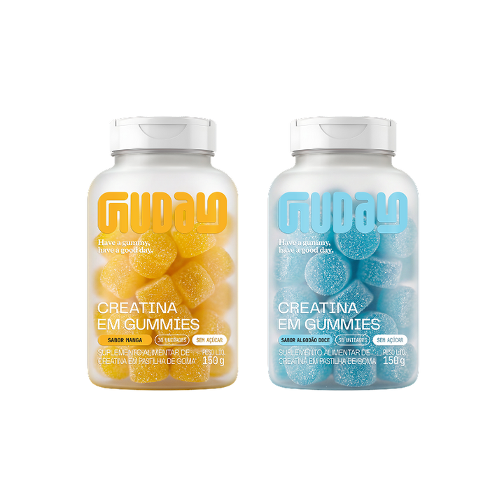 Creatina Manga + Algodão Doce | Combo 30 dias