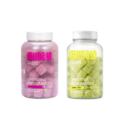 Creatina Frutas Vermelhas + Creatina Limão