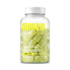 Creatina Gummy Limão Guday - pote frente