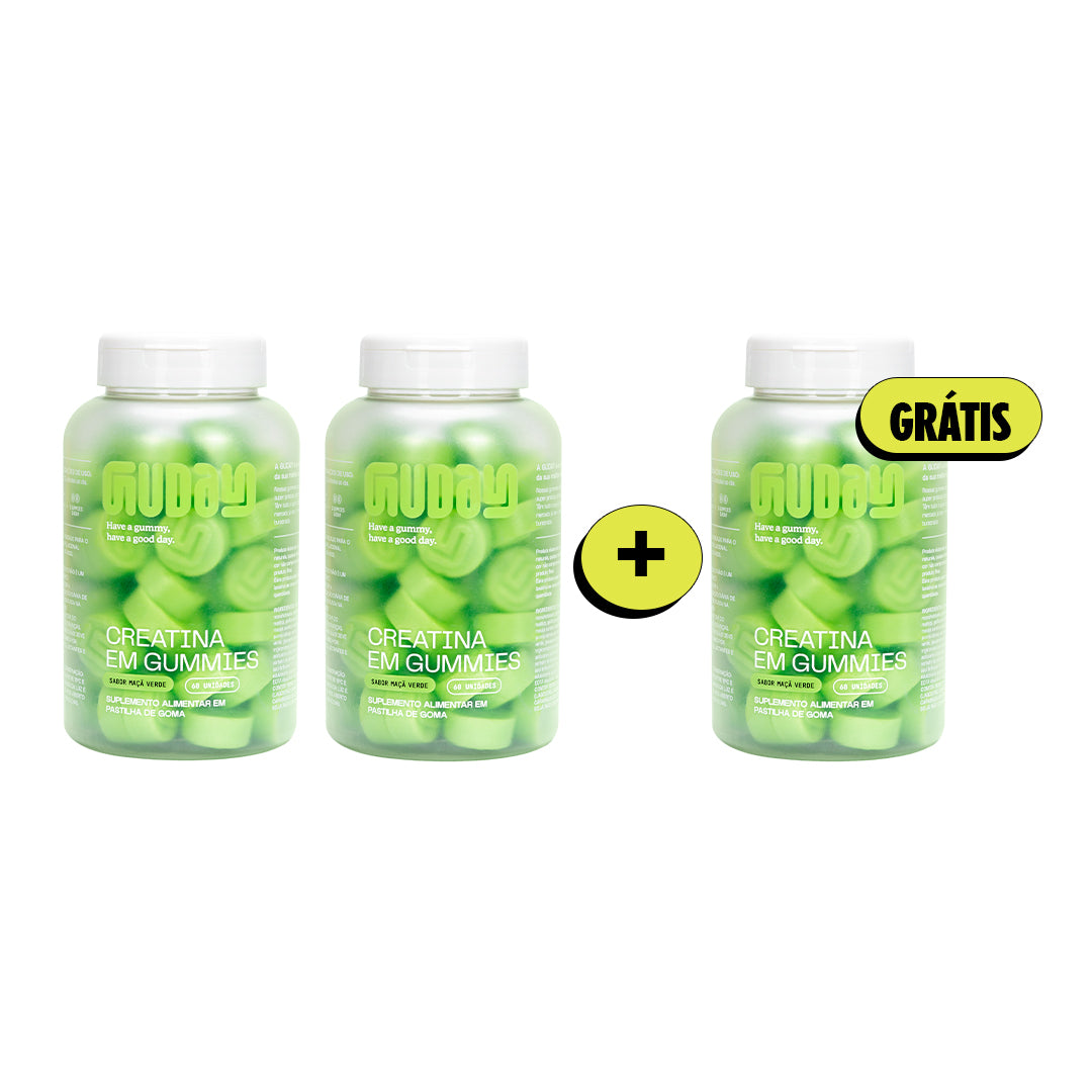 Creatina - Pague 2, Leve 3 - Maçã Verde
