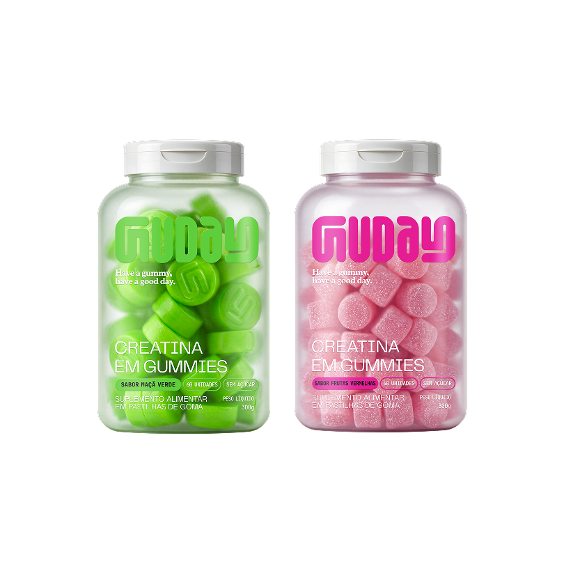 Creatina Maçã Verde + Creatina Frutas Vermelhas 💖💚