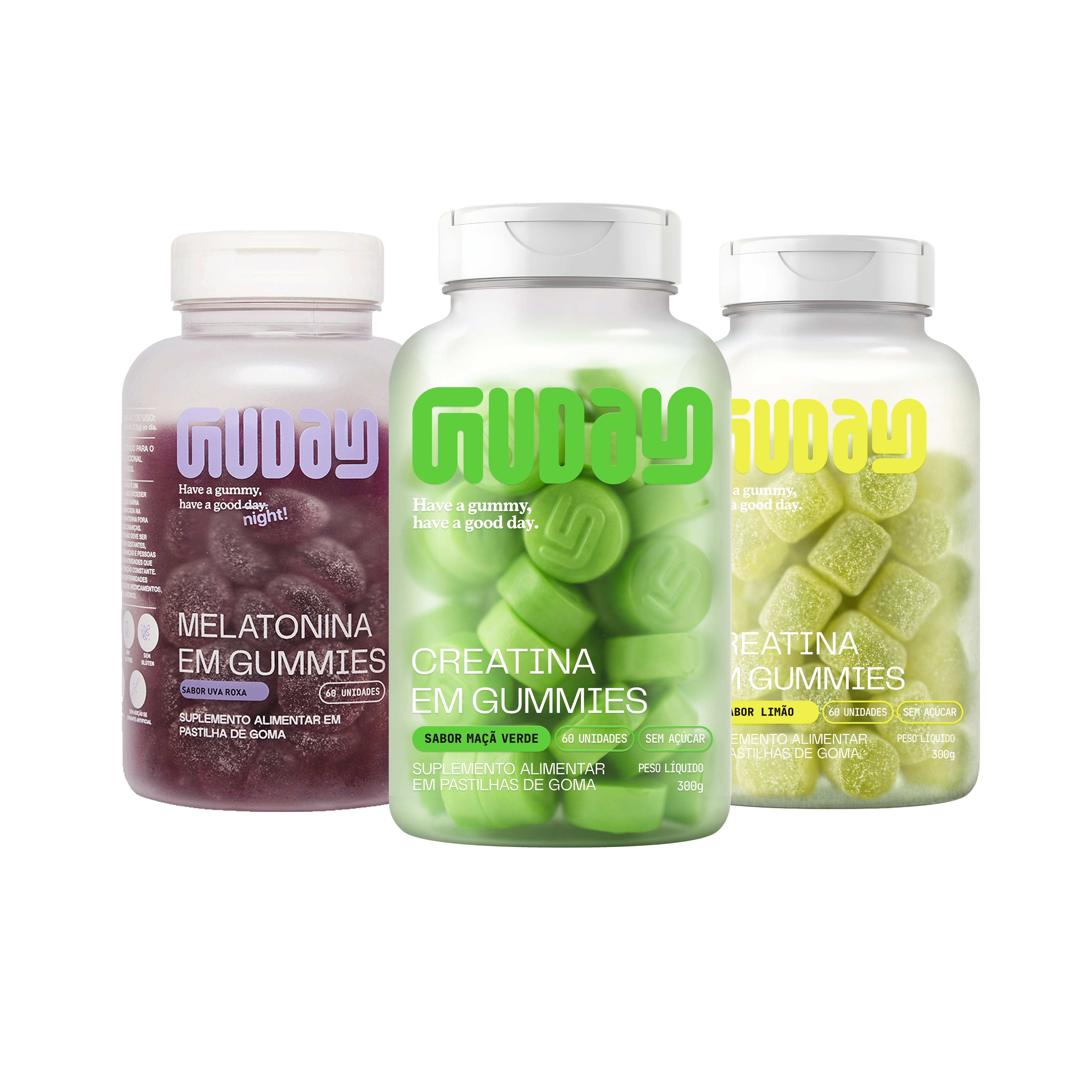 Creatina Maçã Verde & Limão + Melatonina