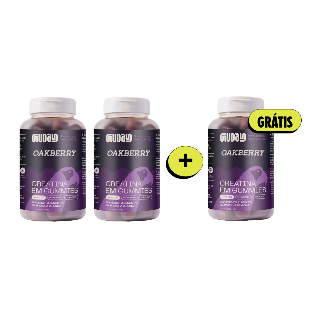 Creatina - Pague 2, Leve 3 - Açaí OAKBerry