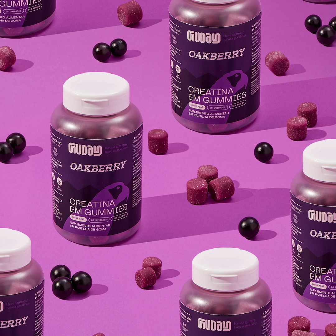 Creatina Oakberry Açaí Guday - tabela nutricional