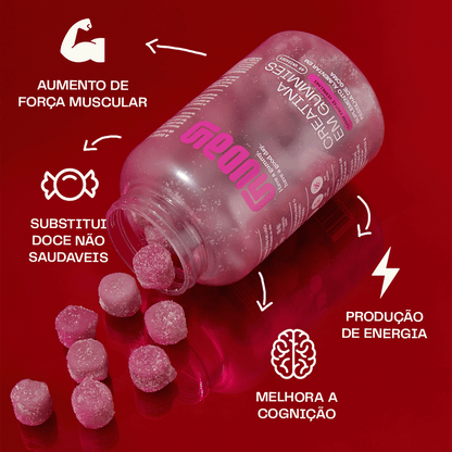 Creatina Frutas Vermelhas Guday - informações nutricionais