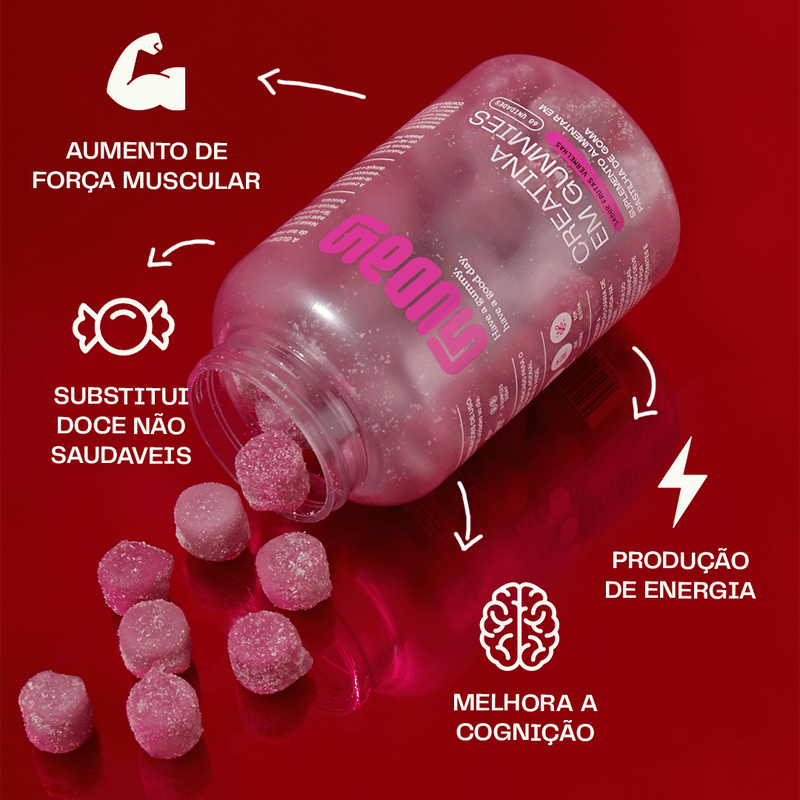 Creatina Frutas Vermelhas Guday - informações nutricionais