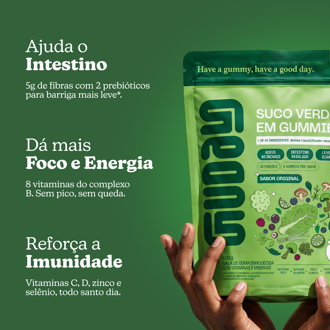 Suco Verde em Gummies (30 un)