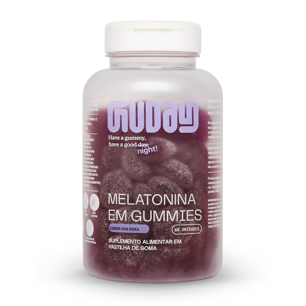 Melatonina Gummy Guday - suplemento sono