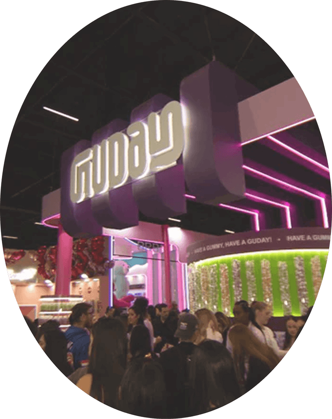 Estande Guday em feira