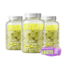 3 potes de Creatina Guday em gummies sabor Limão com o selo Brinde Misterioso Grátis