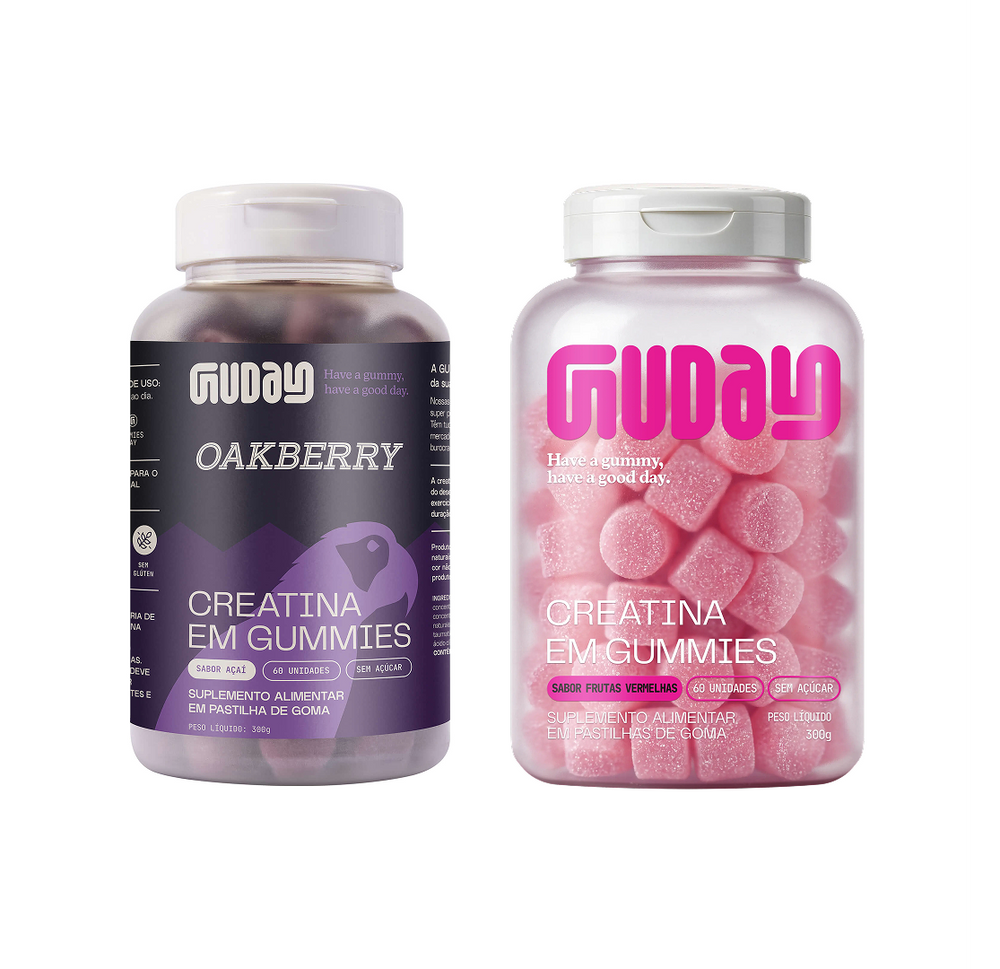 Combo Creatina Frutas Vermelhas + Oakberry