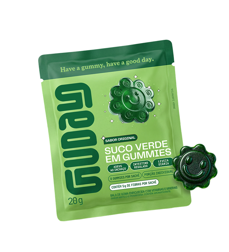 Suco Verde em Gummies (12 un)